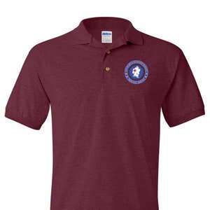 5-87 Infantry Embroidered Cotton Polo Shirt -12725