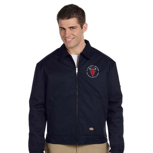 US Army Special Operations Command-USASOC- Embroidered Dickies 8 Oz. Lined Eisenhower Jacket-13999