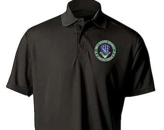 506th Parachute Infantry Regiment "CURRAHEE"  Embroidered Moisture Wick Polo Shirt -15081