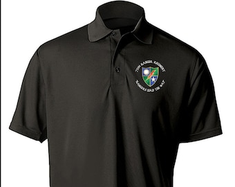 75th Ranger Regiment Embroidered Moisture Wick Polo Shirt -10476