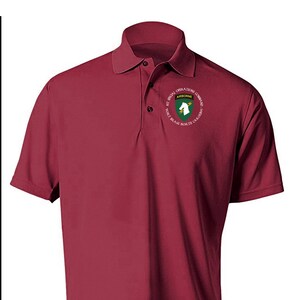 1st Special Operations Command (SOCOM) Embroidered Moisture Wick Polo Shirt -6853