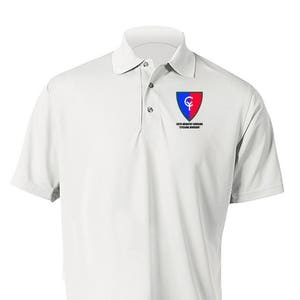 38th Infantry Division Embroidered Moisture Wick Polo Shirt -7506