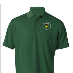 U.S. Special Operations Command Embroidered Moisture Wick Polo Shirt -8098