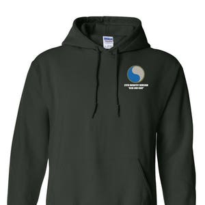 29th Infantry Division Embroidered Hooded Sweatshirt-7583