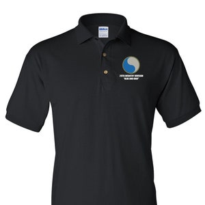 29th Infantry Division -Embroidered Cotton Polo Shirt -7580