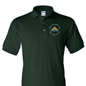 United States 7th Army Embroidered Cotton Polo Shirt -7083