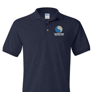 29th Infantry Division -Embroidered Cotton Polo Shirt -7594