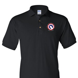 1st Theater Sustainment  Command Embroidered Cotton Polo Shirt -9766