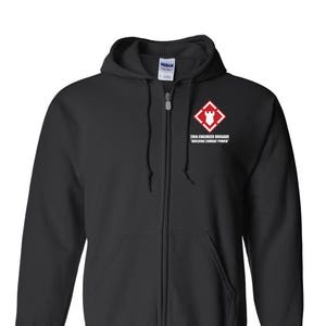 20th Engineer Brigade Embroidered Hooded Sweatshirt w/ Zipper-7249