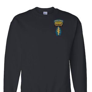 U.S. Army Special Forces triple Canopy Embroidered Sweatshirt-3554 - Etsy