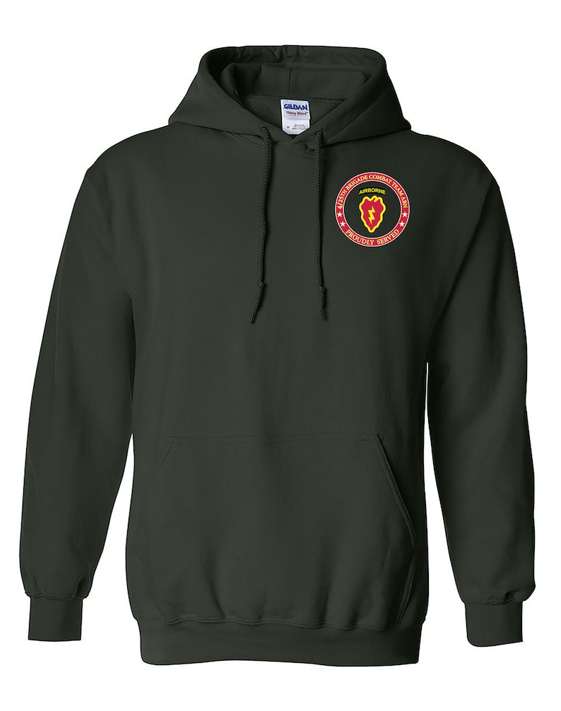 Airborne 25th Infantry Division Embroidered Hooded Sweatshirt-12671