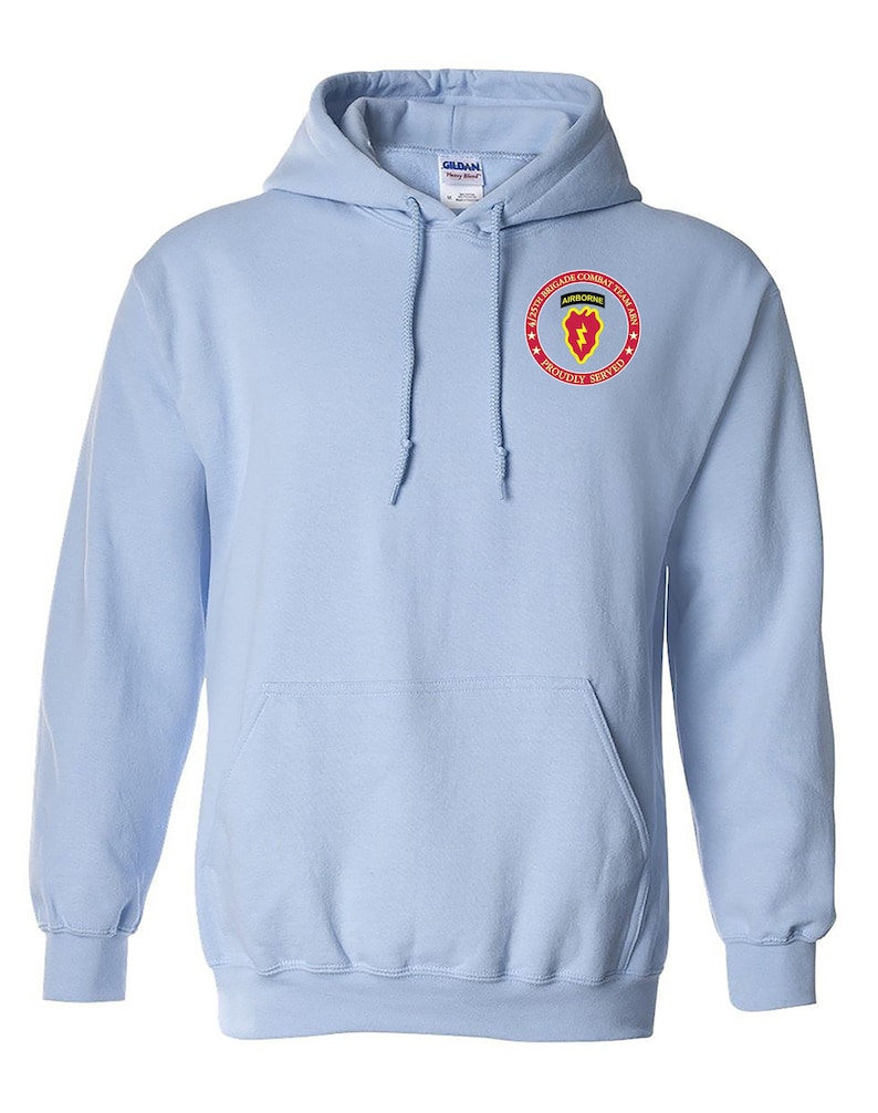 Airborne 25th Infantry Division Embroidered Hooded Sweatshirt-12671