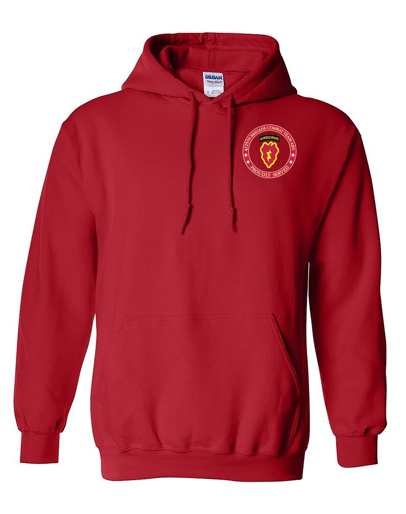 Airborne 25th Infantry Division Embroidered Hooded Sweatshirt-12671