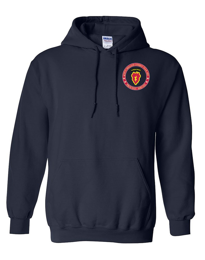 Airborne 25th Infantry Division Embroidered Hooded Sweatshirt-12671