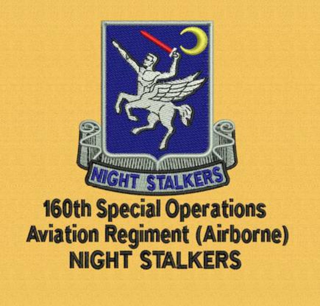 160th Special Operations Aviation Regiment (airborne) Embroidered ...