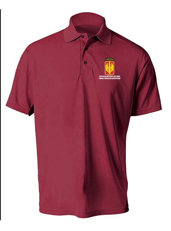 18 artillerie Brigade mèche (Airborne) humidité brodé mèche Brigade Polo Shirt-10747 cb66e2 18 artillerie Brigade mèche (Airborne) humidité brodé mèche Brigade Polo Shirt-10747 cb66e2