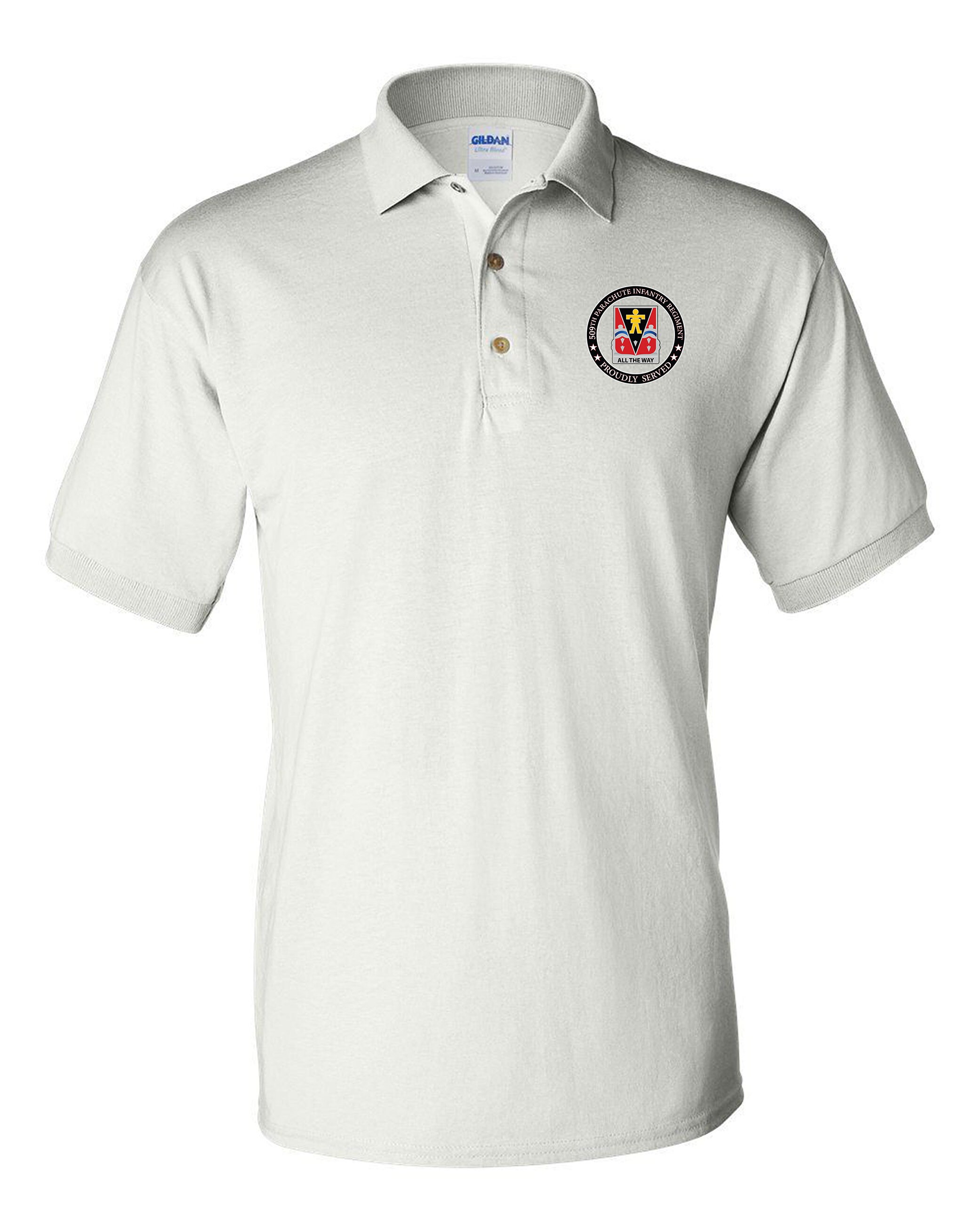 509th Embroidered Cotton Polo Shirt -15030 - Etsy