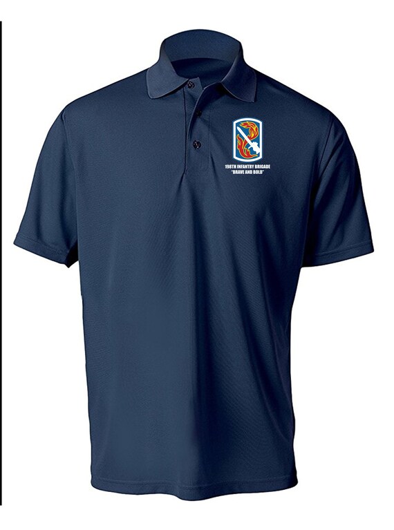 198e mèche Brigade d’infanterie légère humidité mèche 198e Polo Chemise-8523 brodée 018d50 198e mèche Brigade d’infanterie légère humidité mèche 198e Polo Chemise-8523 brodée 018d50
