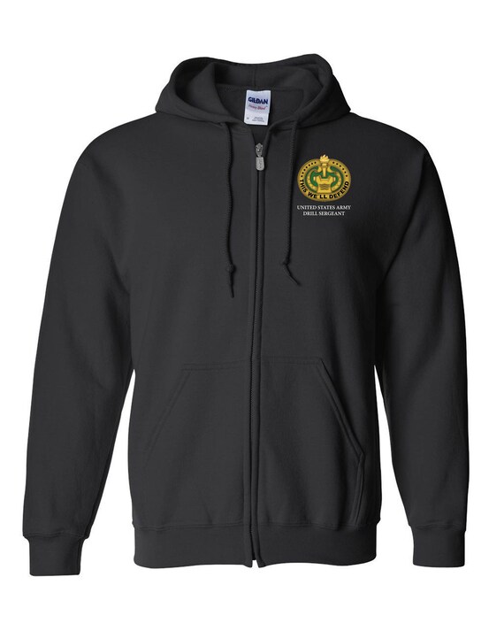 [専用]CFT. military drost jumper SK US Army Drill Sergeant Embroidered Hooded Sweatshirt W