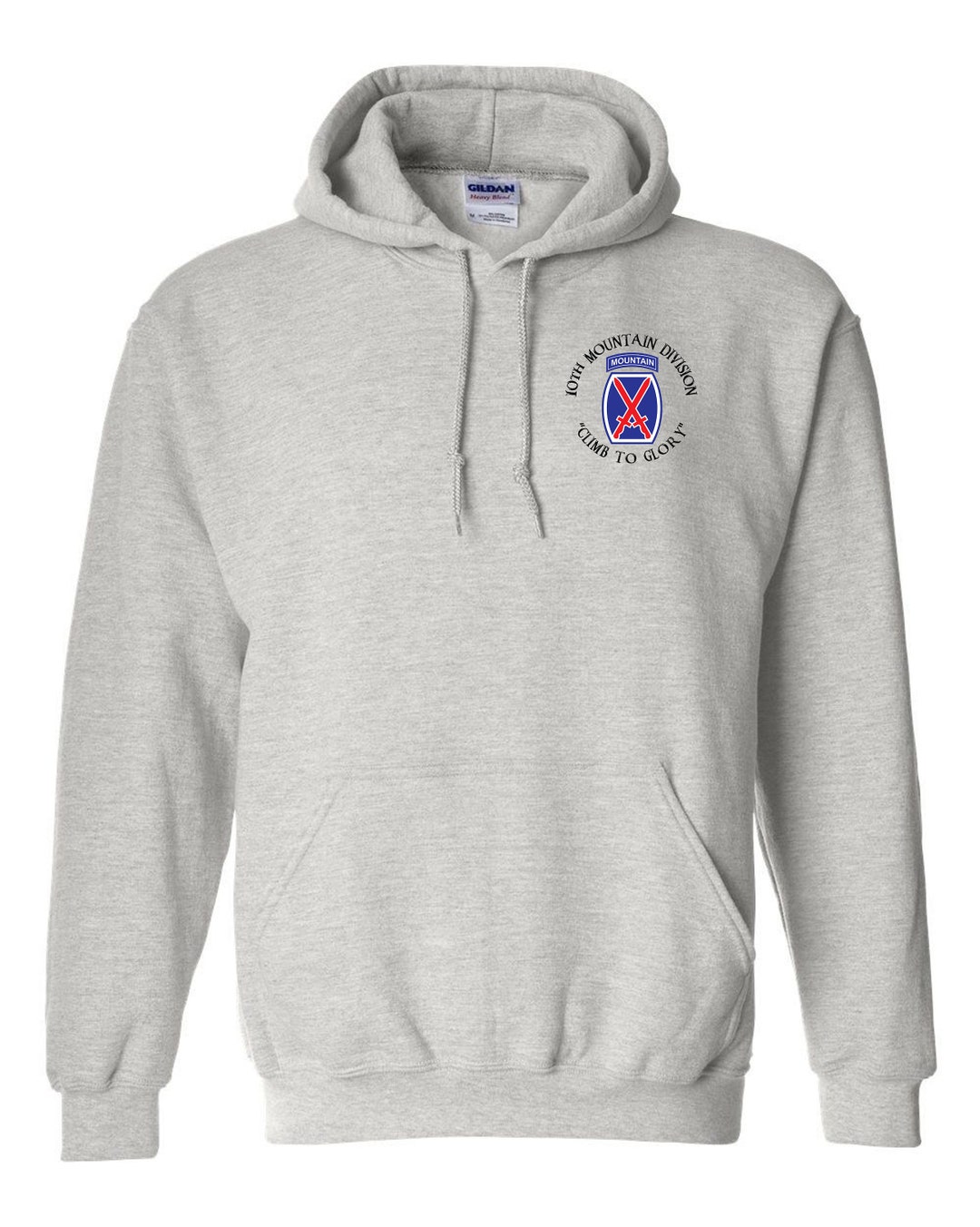 10th Mountain Division Embroidered Hooded Sweatshirt-3597 - Etsy