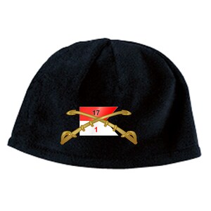 1-17. Kavallerie-Regiment (Luftlandung) bestickte Fleece-Beanie-15805