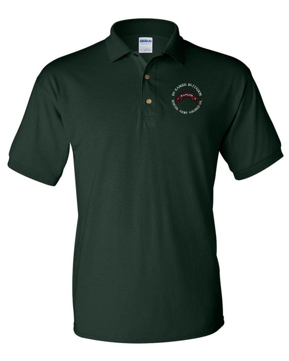 1/75th Ranger Battalion -embroidered Cotton Polo Shirt