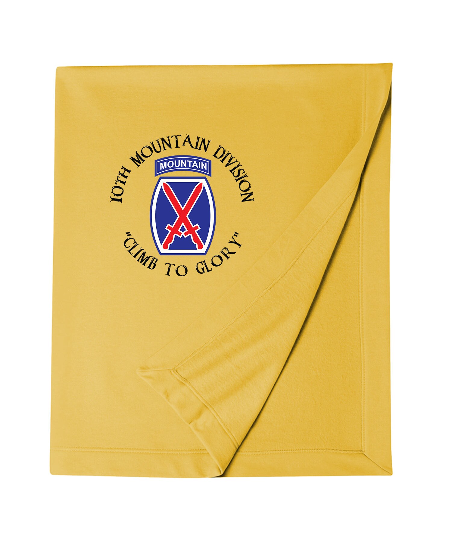 10th Mountain Division Dress Patch - AGSU Class A Full Color