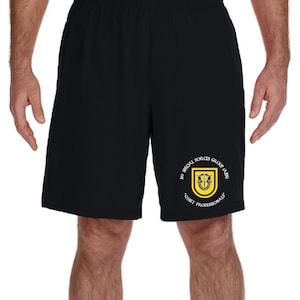 11th Special Forces Group Embroidered Gym Shorts -9608