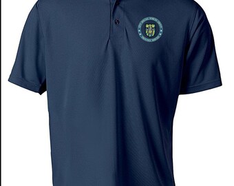 12th Special Forces Group -embroidered Moisture Wick Polo