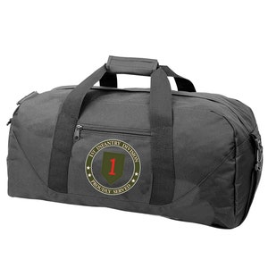 1st Infantry Division Embroidered Duffel Bag-12409