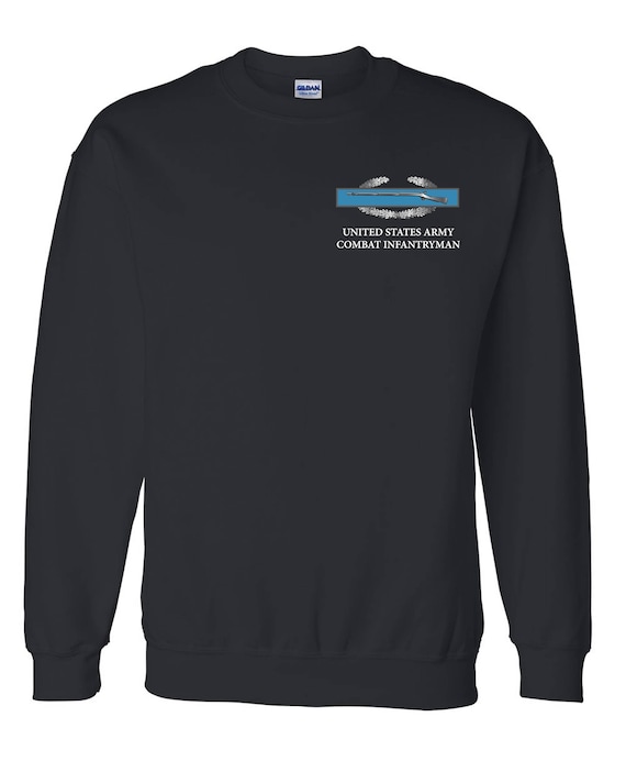 Combat Infantryman s Badge CIB Embroidered Sweatshirt 7028 Etsy UK