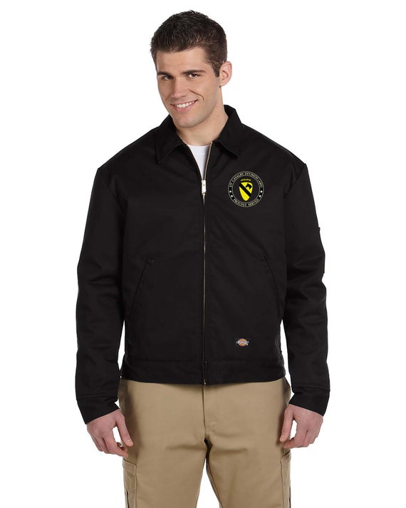 1981s 米軍実物1st Cavalry Division Jacket XS 1st Cavalry Division (airborne) Embroidered Dickies 8 Oz. Lined
