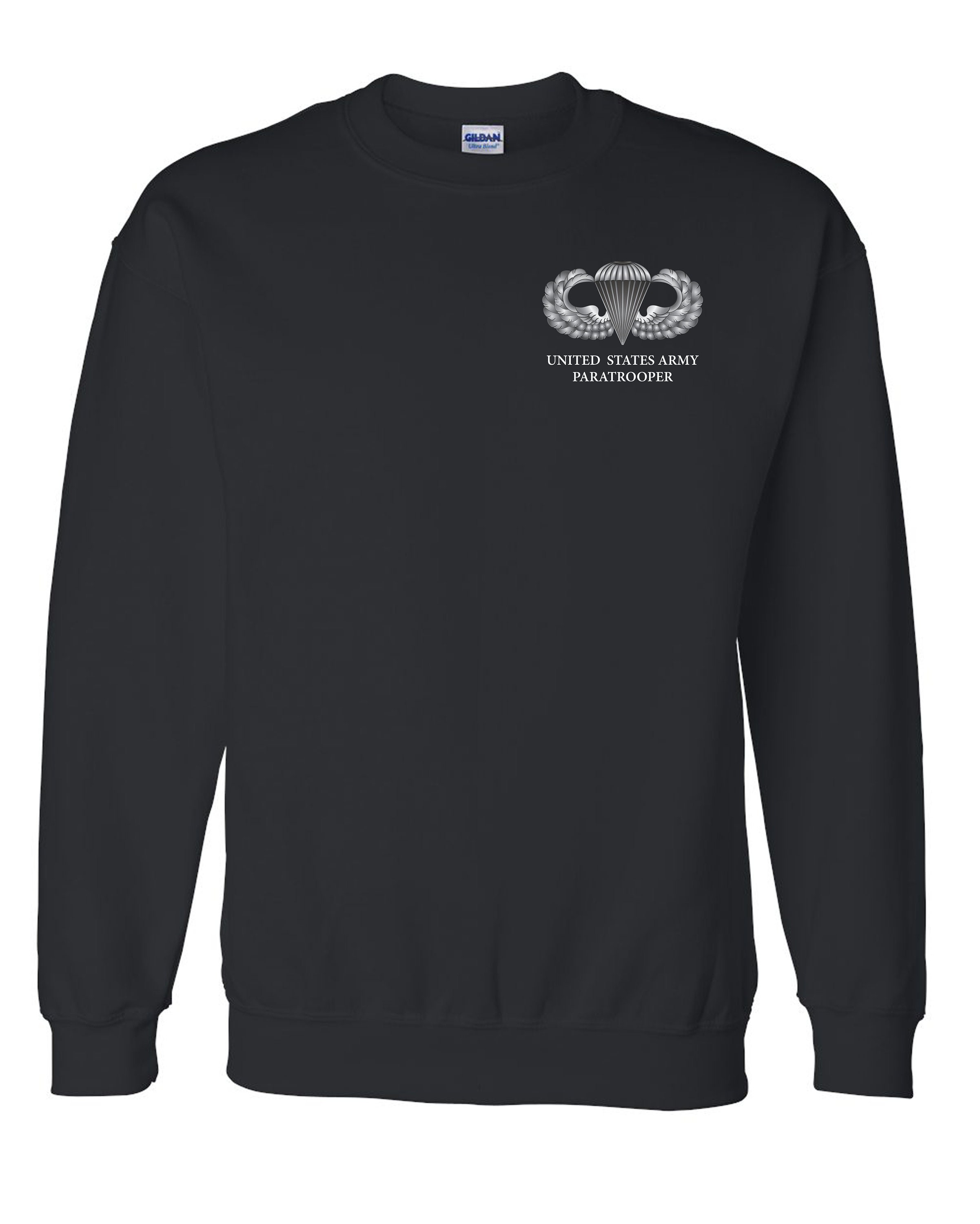 US Army Parachutist Wings Embroidered Sweatshirt-7915