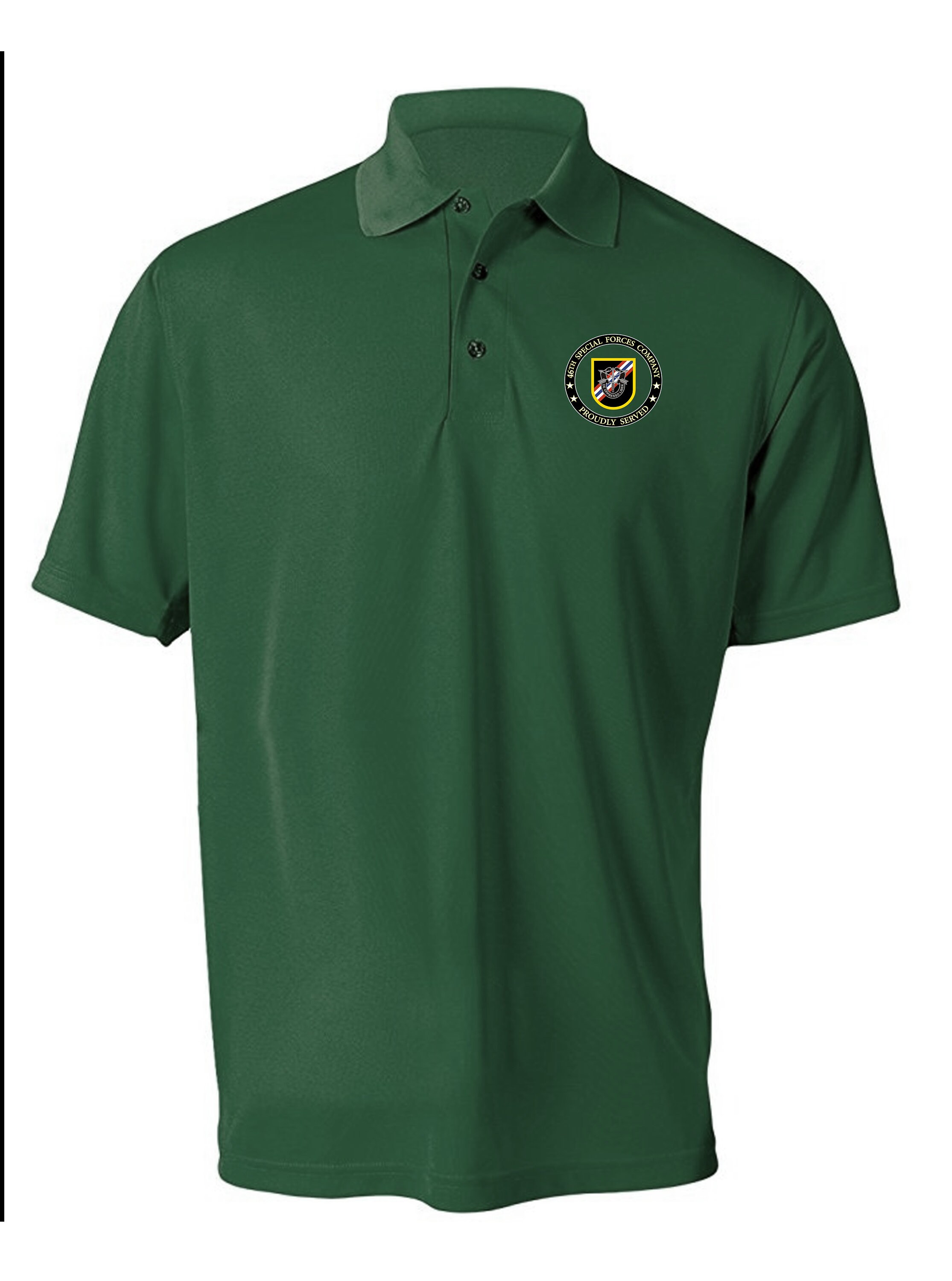 メキシコ陸軍憲兵隊 現用サービスシャツ 徽章付 US SMALLレア品 46th Special Forces Group -embroidered Moisture Wick Polo