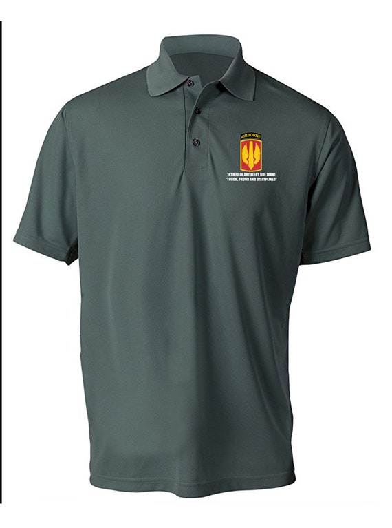 18 artillerie Brigade mèche (Airborne) humidité brodé mèche Brigade Polo Shirt-10747 cb66e2 18 artillerie Brigade mèche (Airborne) humidité brodé mèche Brigade Polo Shirt-10747 cb66e2