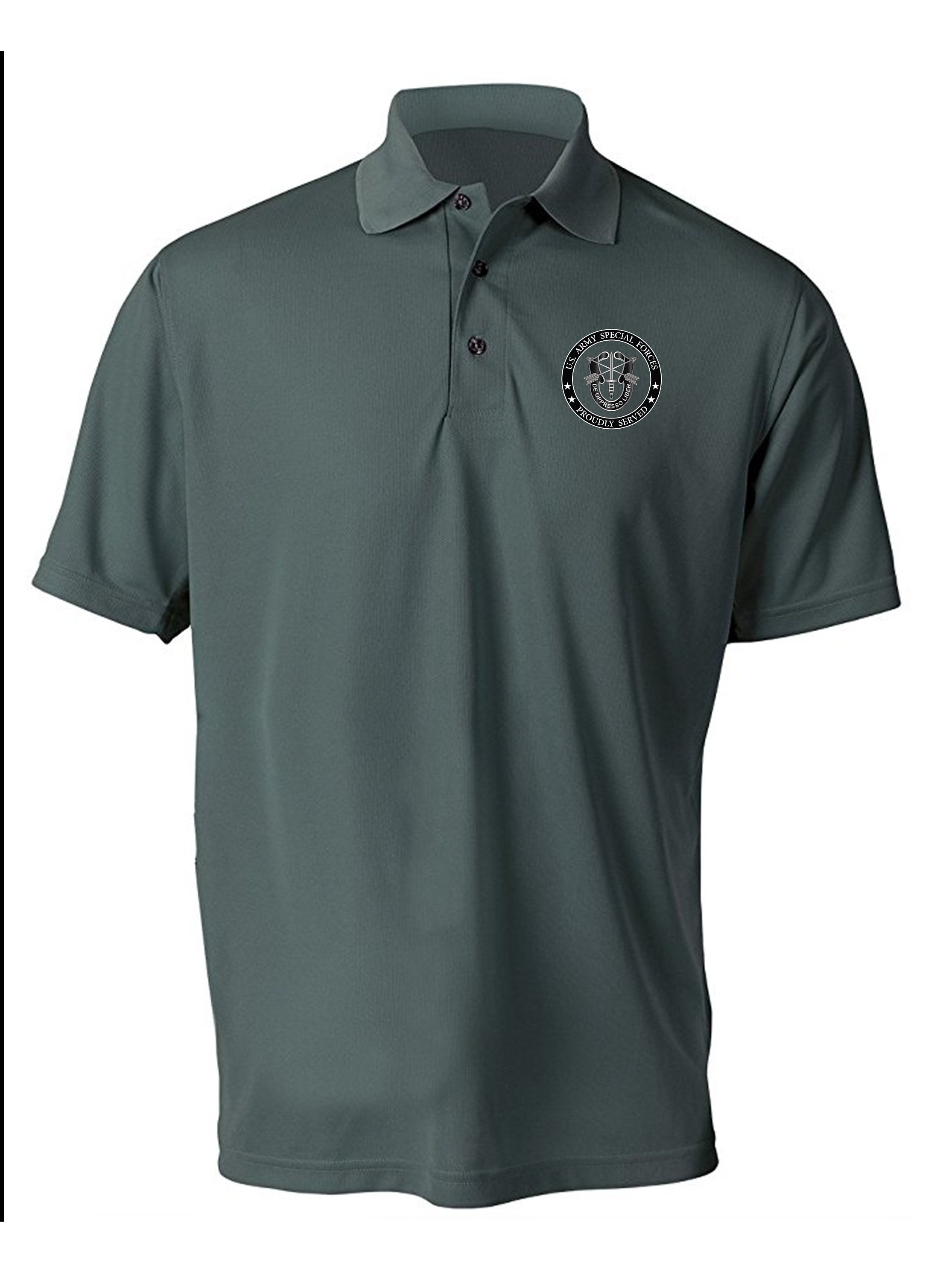 US Army Special Forces embroidered Moisture Wick Polo Shirt 9486 Etsy