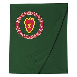 25th Infantry Division Embroidered Blanket-12890