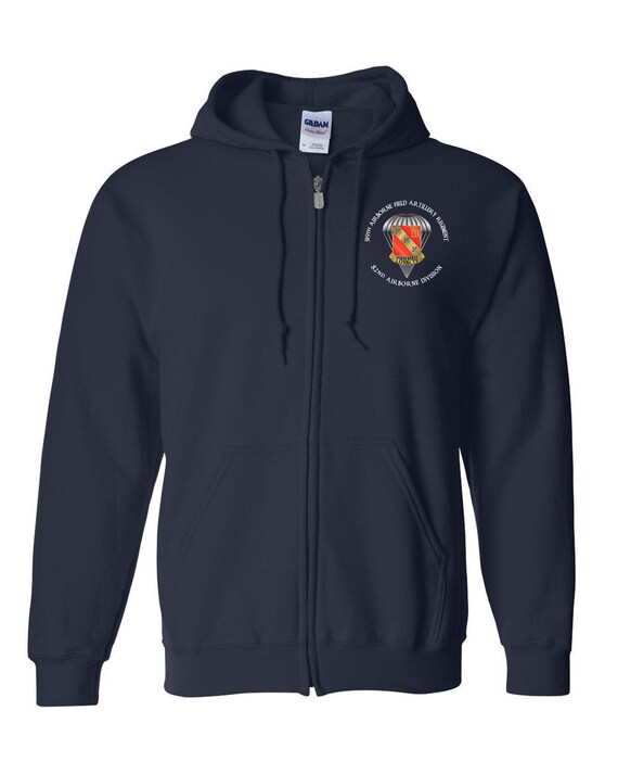 319th Field Artillery (airborne) Embroidered Hooded