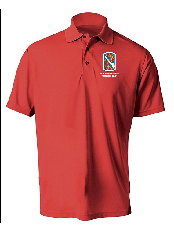 198e mèche Brigade d’infanterie légère humidité mèche 198e Polo Chemise-8523 brodée 018d50 198e mèche Brigade d’infanterie légère humidité mèche 198e Polo Chemise-8523 brodée 018d50