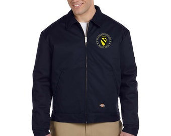 STUDIOUS - CLANE 新品 military layerboa coat 1st Cavalry Division (airborne) Embroidered Dickies 8 Oz