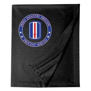 193rd Infantry Brigade Embroidered Blanket-13970