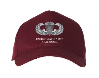 US Army Paratrooper Embroidered Baseball Cap-10540 - Etsy