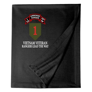 I Company 75th Ranger Company -Vietnam-Embroidered Blanket-13436