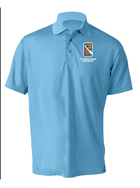 198e mèche Brigade d’infanterie légère humidité mèche 198e Polo Chemise-8523 brodée 018d50 198e mèche Brigade d’infanterie légère humidité mèche 198e Polo Chemise-8523 brodée 018d50