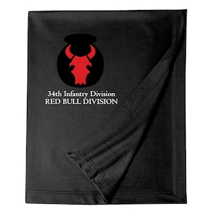 34th Infantry Division Embroidered Blanket-15288