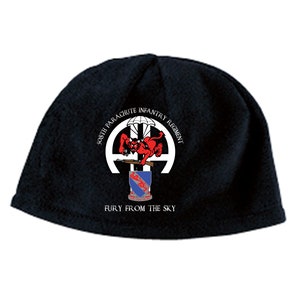 508th Parachute Infantry Regiment RED DEVIL Embroidered Fleece Beanie-15674
