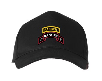 Gorra de béisbol bordada del Batallón de Rangers 2/75 - 10531