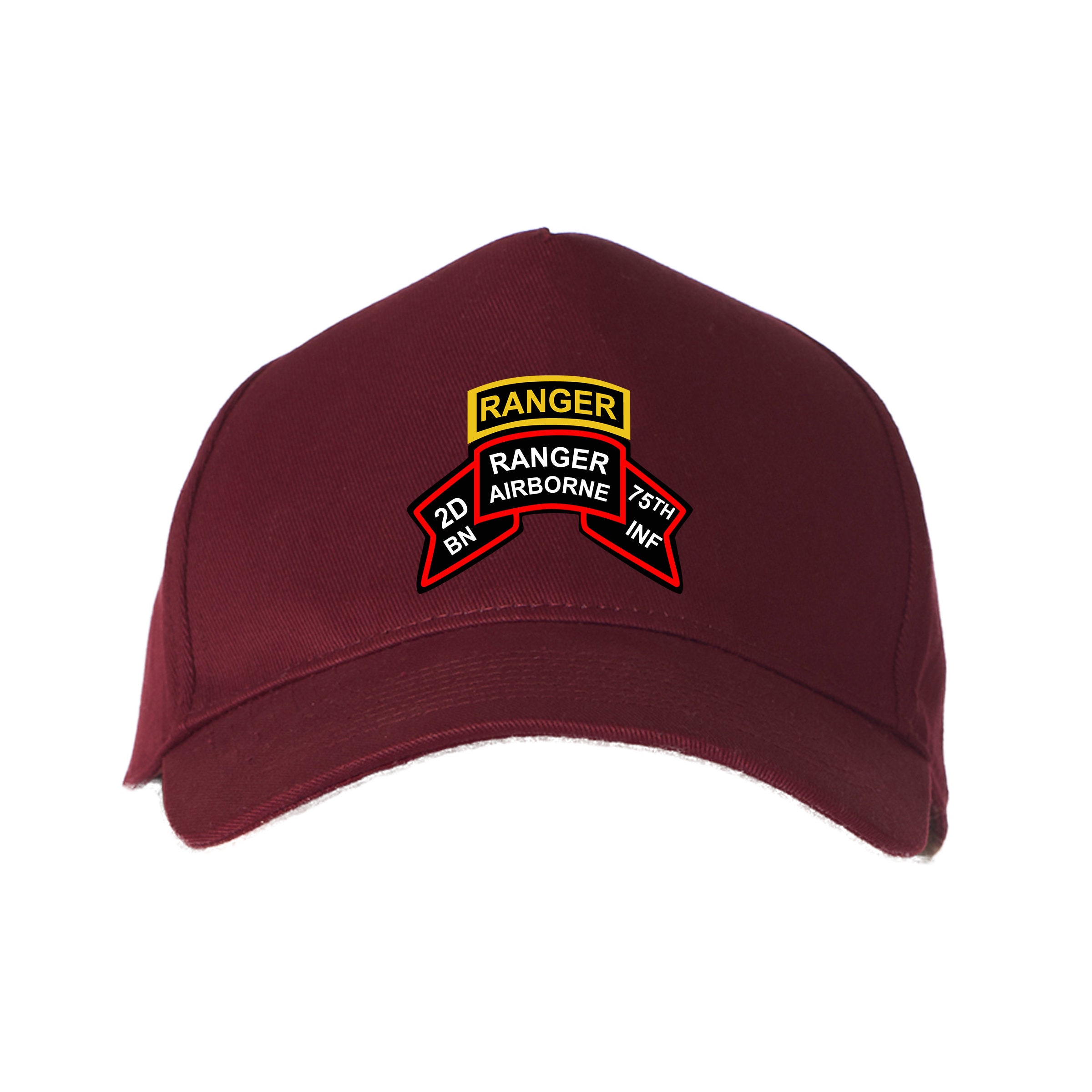 2/75th Ranger Battalion (original Scroll) Embroidered Baseball Cap ...