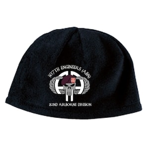 307th Combat Engineers (Airborne) Embroidered Fleece Beanie-15723