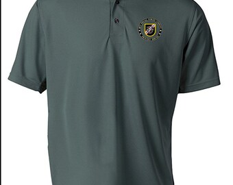 46th Special Forces Group -embroidered Moisture Wick Polo